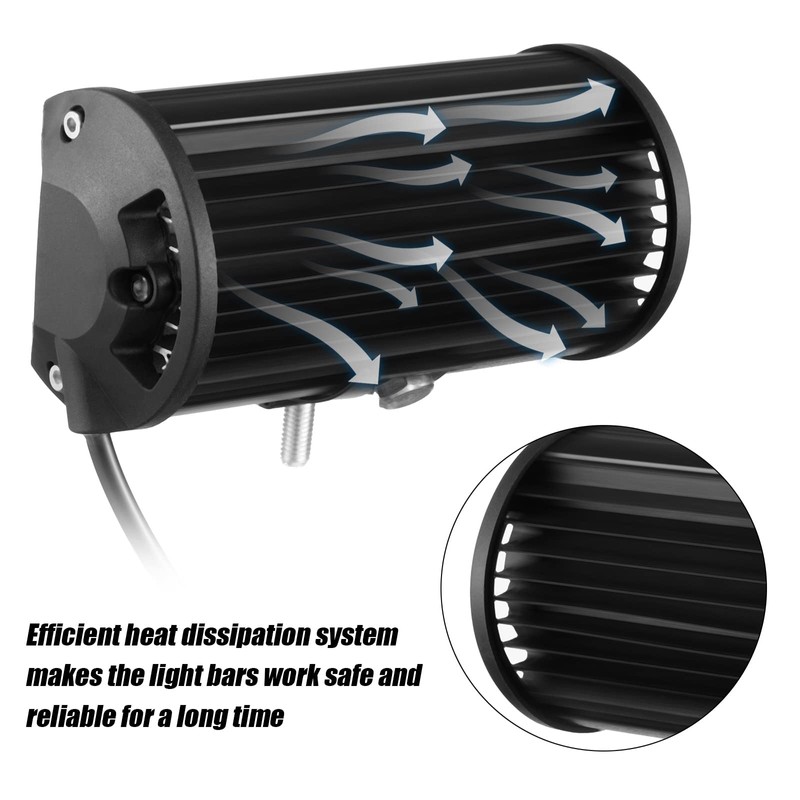 8 Pack Automotive Light Bars 7 Inch 240W 24000lm Led