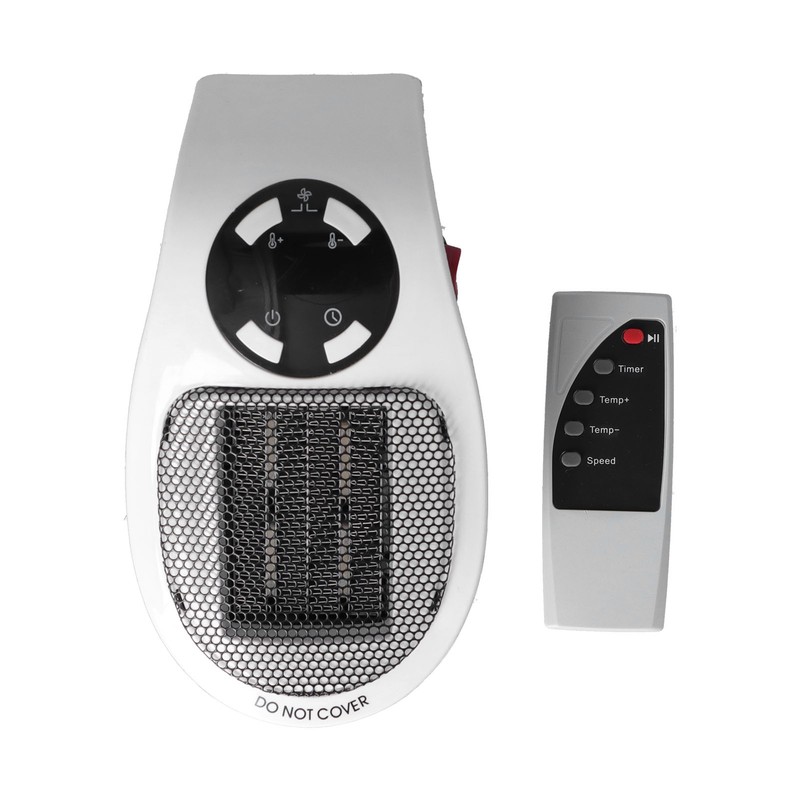 500W Mini Speed Electric Heater Portable Electric Heater with Remote