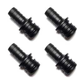 Detoria 20381-002 Quad Port Fittings for Quad Water System Pump (1/2" Hose Barb - Straight)