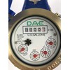 DAE V-75 Vertical Water Meter, 3/4” NPT Couplings, Measuring in