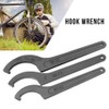 HugeAuto 3PCS C Hook Spanner, Adjusting Round Nut Hook Wrench