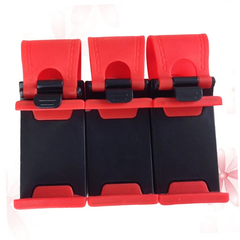 SEWACC Car Steering Wheel Phone Holder Adjustable Hands-Free Mount for