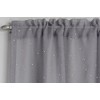 Tyrone Textiles Ltd Jewel Grey Diamante Voile Panel (Drop -