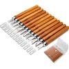 Gimars Carbon Steel Wood Carving Knife Kit with Reusable Pouch