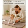 Lansber Thick Padded Baby Floor Play Mat 1.2" Cushioned Velvet