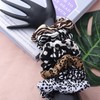 Zebra Leopard Scrunchie Hair Ties for Women Scrunchy Elastic Hair