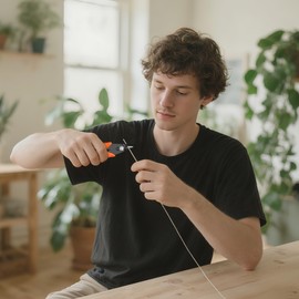 ValueMax Flush Cutters 12 Pack, 5" Micro Precision Side Cutter Pliers Spring-loaded, Small Diagonal Cutters for Jewelry Making, Electronics, Zip Ties, Model Craft