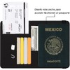 Lumbor37 Caja de Pasaporte RFID Billetera Caja de Tarjeta de