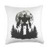 Wild Retro Vintage ROBOT Sci Fi Boy Kid Throw Pillow