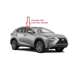 Aftermarket Products Fits 2015-2021 Lexus NX 300h Front Door Glass Window / Passenger Right Side