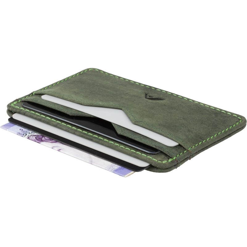 Leather Card Wallet - Slim Credit Card Holder - Minimalist