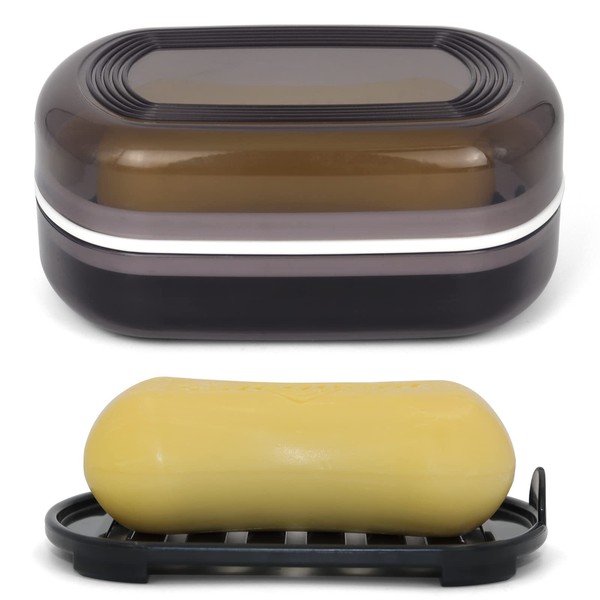 AIMAIAIMAI Travel Soap Container, Leakproof Soap Box, Travel Soap Holder