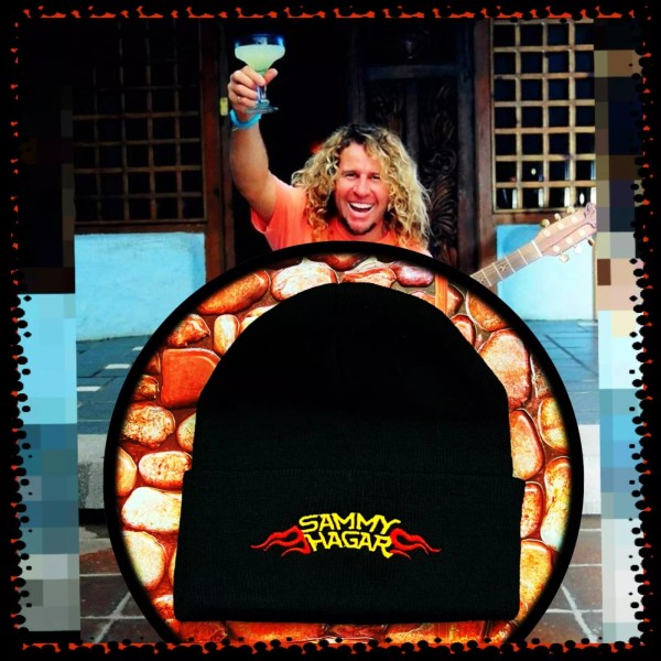 SAMMY HAGAR THE BEST OF ALL WORLDS BLACK BEANIE EMBROIDERED