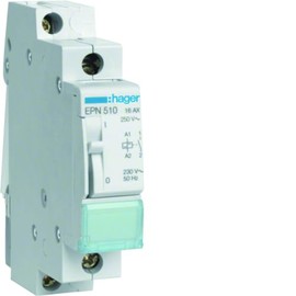 Hager EPN510 Impulse Switch 1 Closer 230 V White