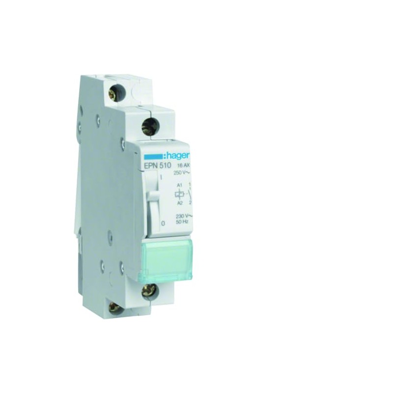 Hager EPN510 Impulse Switch 1 Closer 230 V White