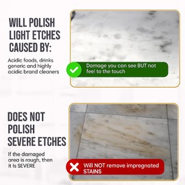 MB Stone Care Sample Kit - MB-11 Marble Etch Remover for Light to Neutral Colored Calcite Based Stone, GT-1 Green Thing, MB-24 Barrier Sealer, Finito Finishing Spray, Microfiber Towels