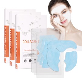 Collagen Face Mask, Highprime Collagen Mask, Soluble Collagen Film, Moisturising, Improves Skin Elasticity, Reduces Fine Lines