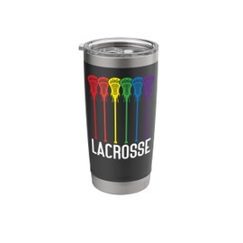 Lacrosse Lax Rainbow Sticks Lacrosse Stainless Steel Insulated Tumbler