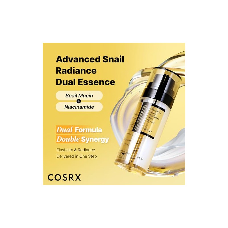Advanced Snail Radiance Dual Essence by Cosrx for Unisex -
