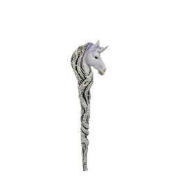 ICE ARMOR 9.5" Long Unicorn Wand Statue Sculpture Ornament Decoration Home/Room Decor Ideas for Housewarming, Holidays and Birthdays Great Collectible Addition