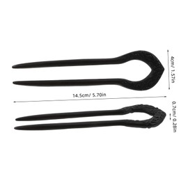 OHPHCALL Elegant Sandalwood Hair Pins Wooden French Hairpins Hair Sticks for Styling