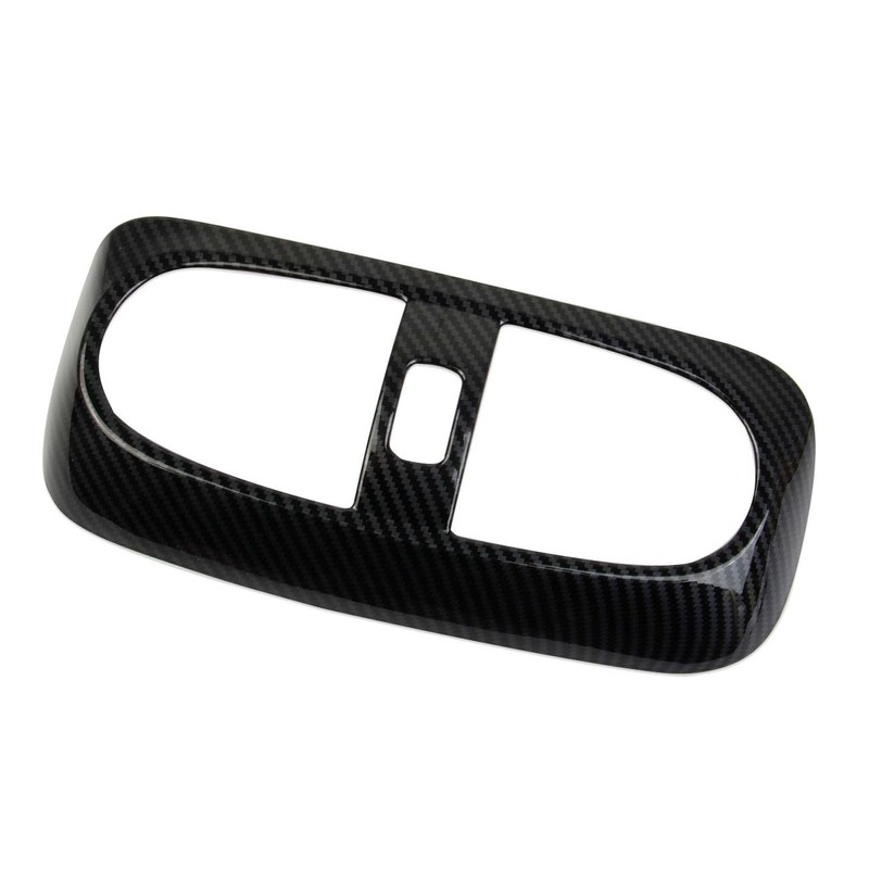 Fewshaw Carbon Fiber Style Dashboard Center Air Outlet Vent Cover