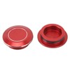2pcs Motorcycle Frame Hole Cap CNC Aluminum Dustproof Frame Hole