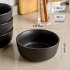 AmorArc Stoneware Cereal Bowls Set of 4, 26oz Soup Bowls
