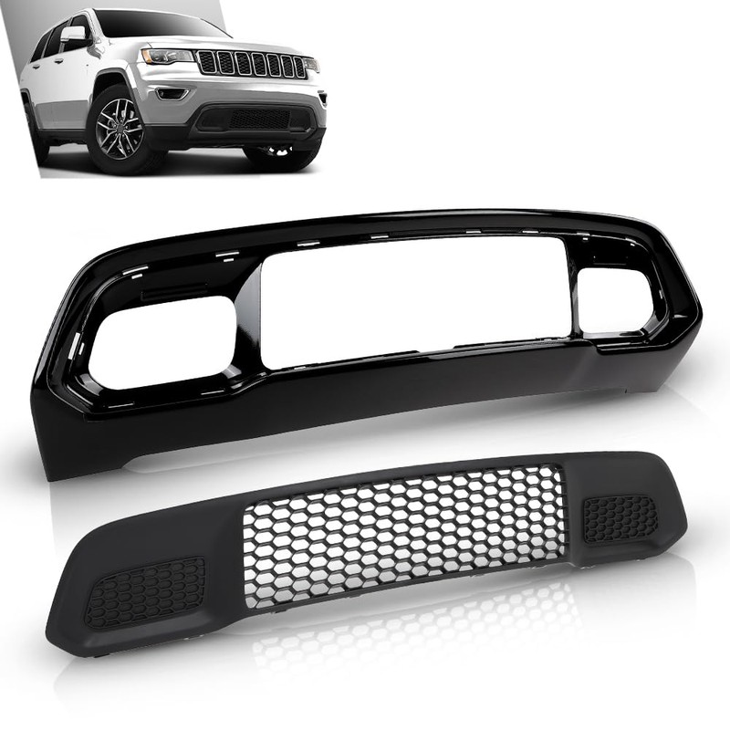 G-PLUS Front Lower Grille & Bumper Grill Bezel Compatible with