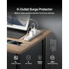 Belkin BE106000-06R Protectores de Sobretensiones de 6 Salidas, Blanco