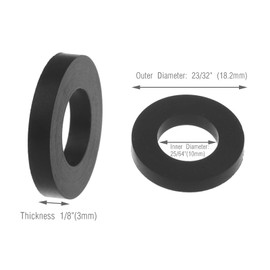 Timsec 5Pcs Propane Pipe Hose Seal Rings Gasket and PTFE Gas Line Pipe Thread Tape, Leakage Prevent Soft Rubber O-Ring and Seal Tape for Propane Tank, Valves, Regulators, Connectors, Fittings