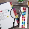 OIIKI 364PCS Alphabet Tabs, Colorful/White A to Z 26 Letters