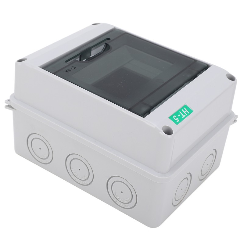 Circuit Breaker Box PC IP65 Waterproof 5 Way Transparent Cover