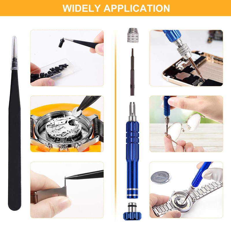 BASVII Watch Tool Set – 155 Pieces Watchmaker Tool Set