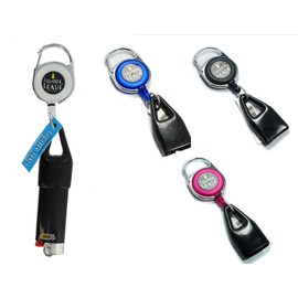 LIGHTER LEASH 2 Pack - The Premium Retractable Lighter Holder - Assorted Colors