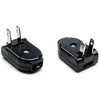 LBTODH 2 PCS 90 Degree Rotatable Extension Cord Replacement Plugs