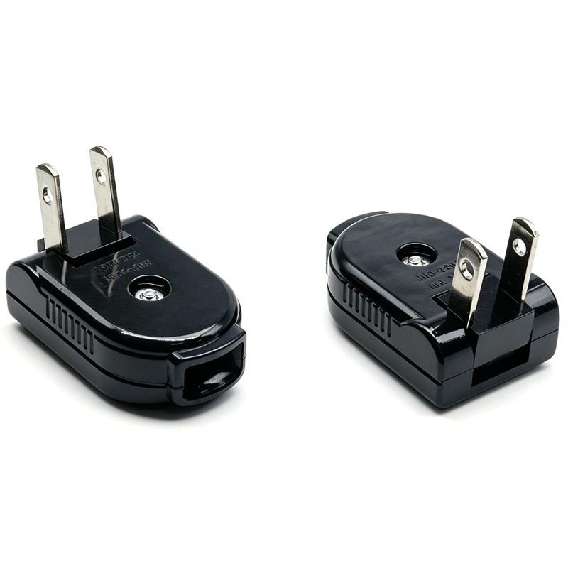 LBTODH 2 PCS 90 Degree Rotatable Extension Cord Replacement Plugs