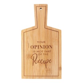 Something Different Wholesale Eco-Friendly Bamboo Serving Board: Not Part of The Recipe | Statement Board | Food Safe | Hand Wash