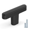 KNOKLOCK 10 Pack Kitchen Cabinet Knobs Matte Black Dresser Knobs