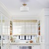 AXILAND Modern Light Fixture Ceiling Mount Flush Mount Drum Ceiling