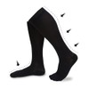 CABEAU Compression Socks - Travel, Help Swelling/Blood Flow, Black, Small
