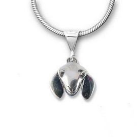The Magic Zoo Sterling Silver Nubian Goat Pendant Goat Lover Gift for Women - Handcrafted in the USA