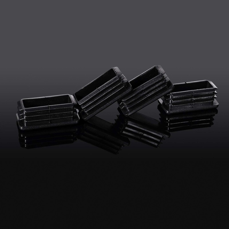 1 x 2 Inch Rectangle Plastic Plugs Tubing End Caps