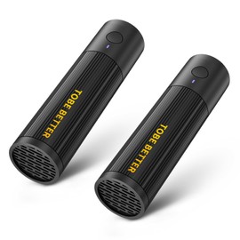 DUNGGLE Shoe Deodorizer Rechargeable Ozone Tech Eliminates Odors in All Footwear, Auto Shut-Off Durable Dryer-Style Freshener (Black)