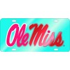 Ole Miss Laser Cut and Inlaid License Plate