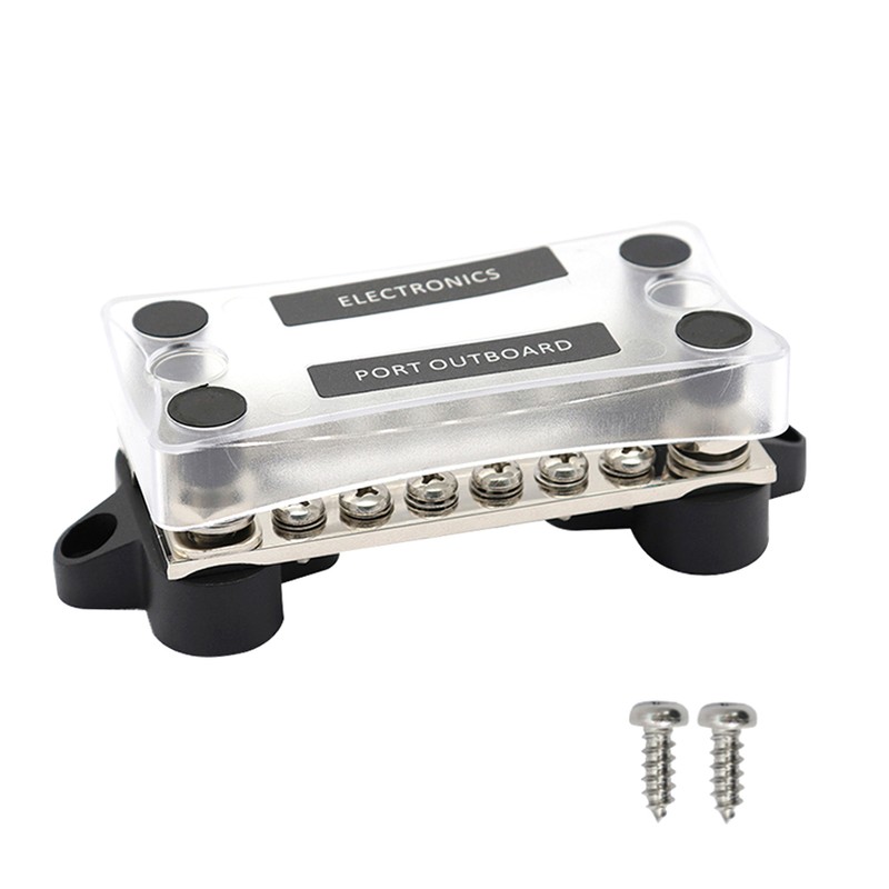 Dual Row Bus Bar Electrical Terminal Junction Box 12V 150A