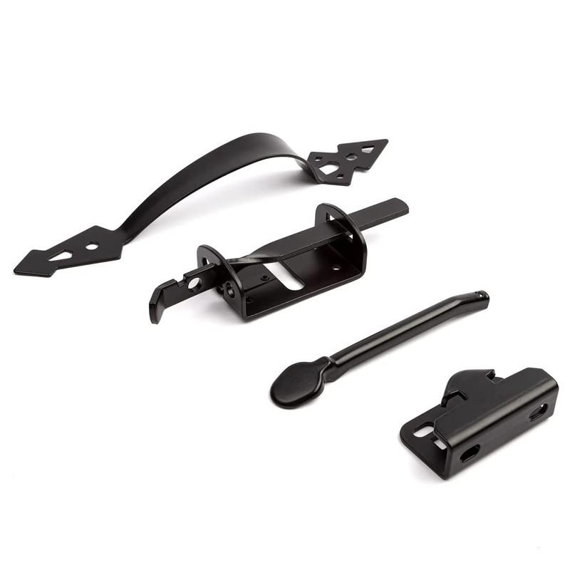 Thumb Latch for Gate and Doors - Powder Coated Black