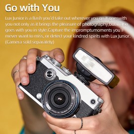 Godox Lux Junior Retro Flash Color Temperature 6000k±200k, widely Compatible with Most Brands of Cameras Such as Fuji, Canon, Nikon, Sony