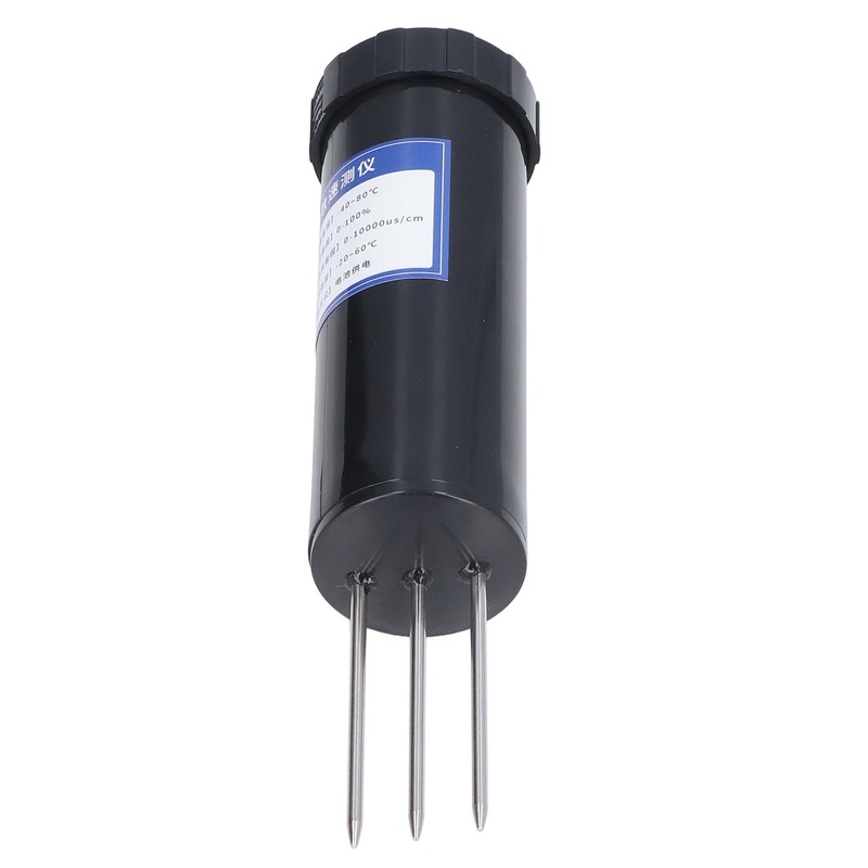 Soil Temperature Humidity Conductivity Sensor with LCD Display Quick Response