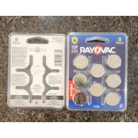 Rayovac 16 RAYOVAC 3V 2032 LITHIUM BATTERIES (2) 8 COUNT PACKS NEW SEALED